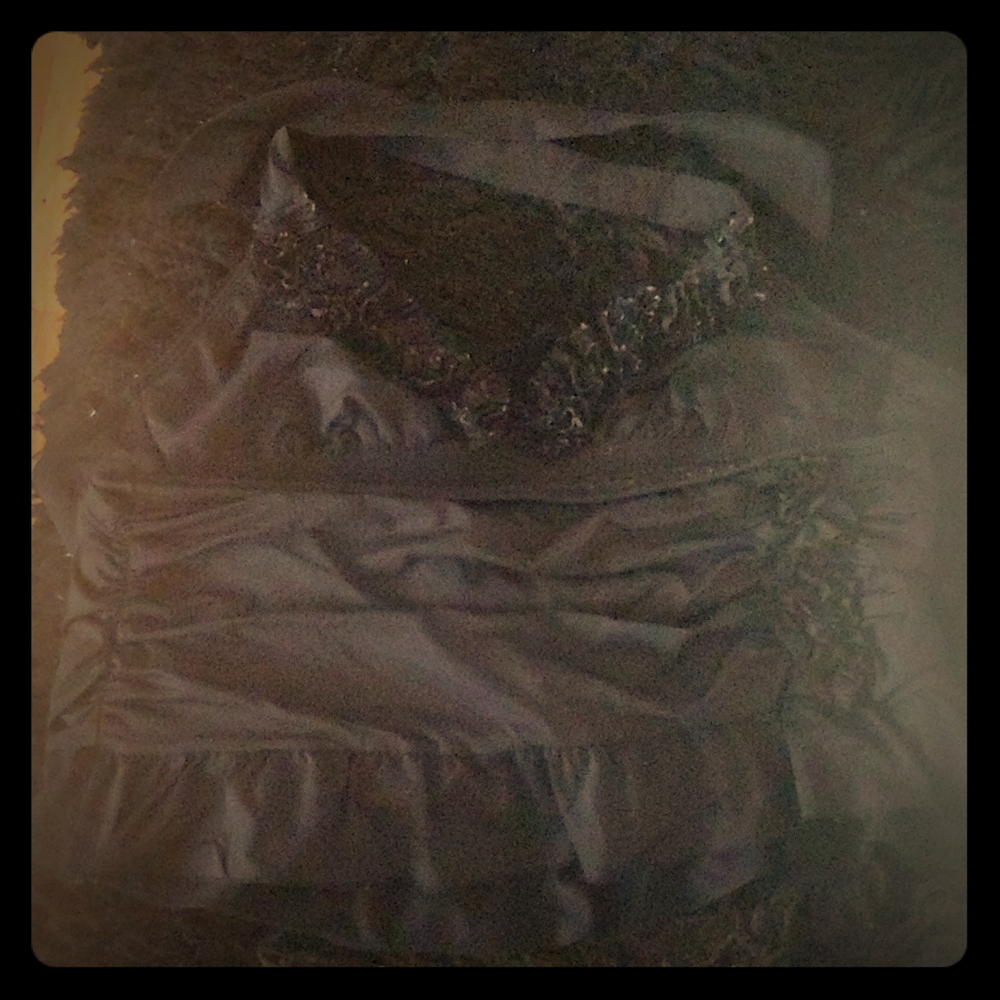 Kenneth Cole two piece black bathing suit